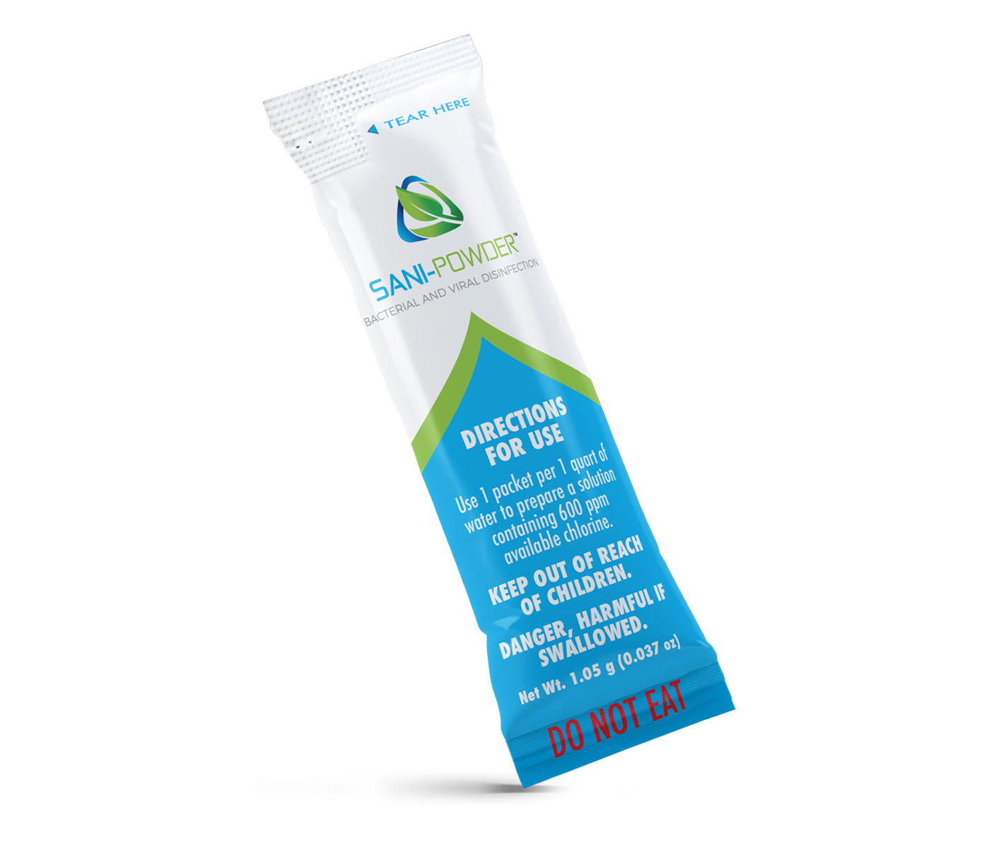 Sani-Powder 10 Pack (of 1.05 gram packets)
